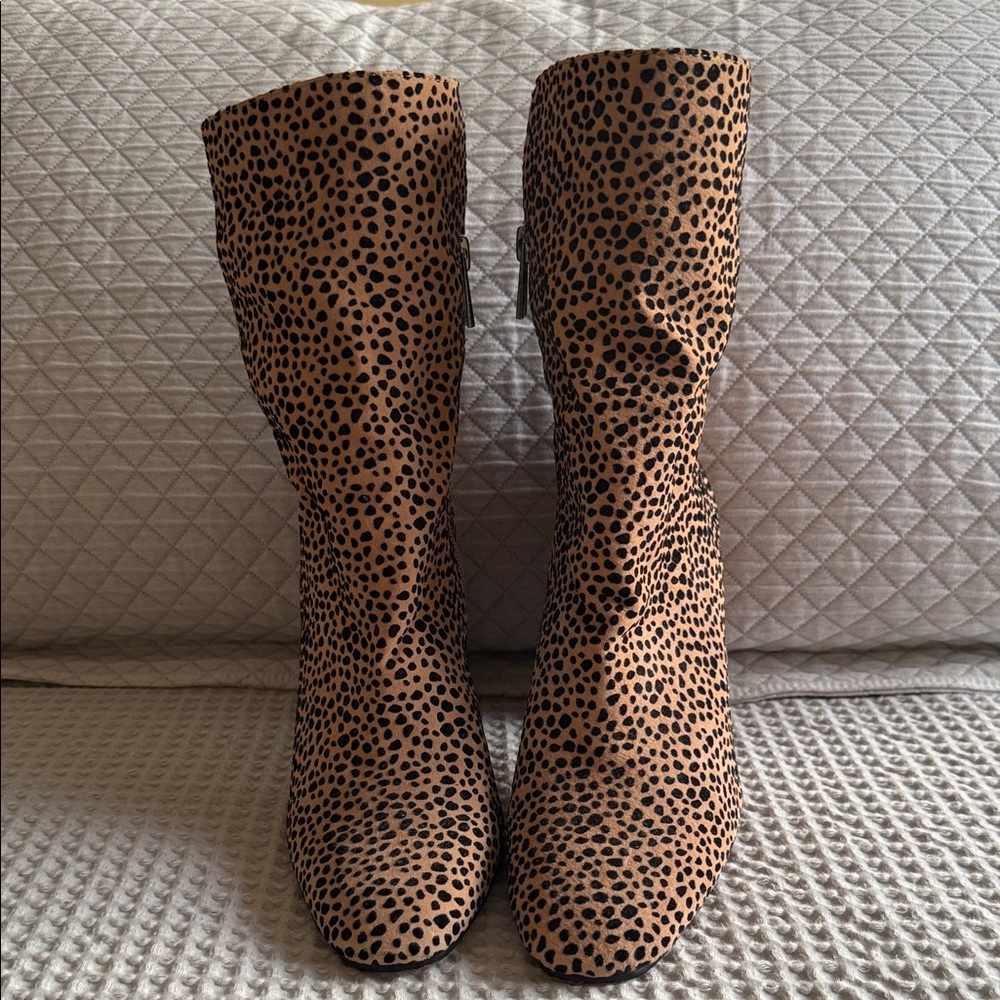 Jessica Simpson Leopard Print Women's Boots